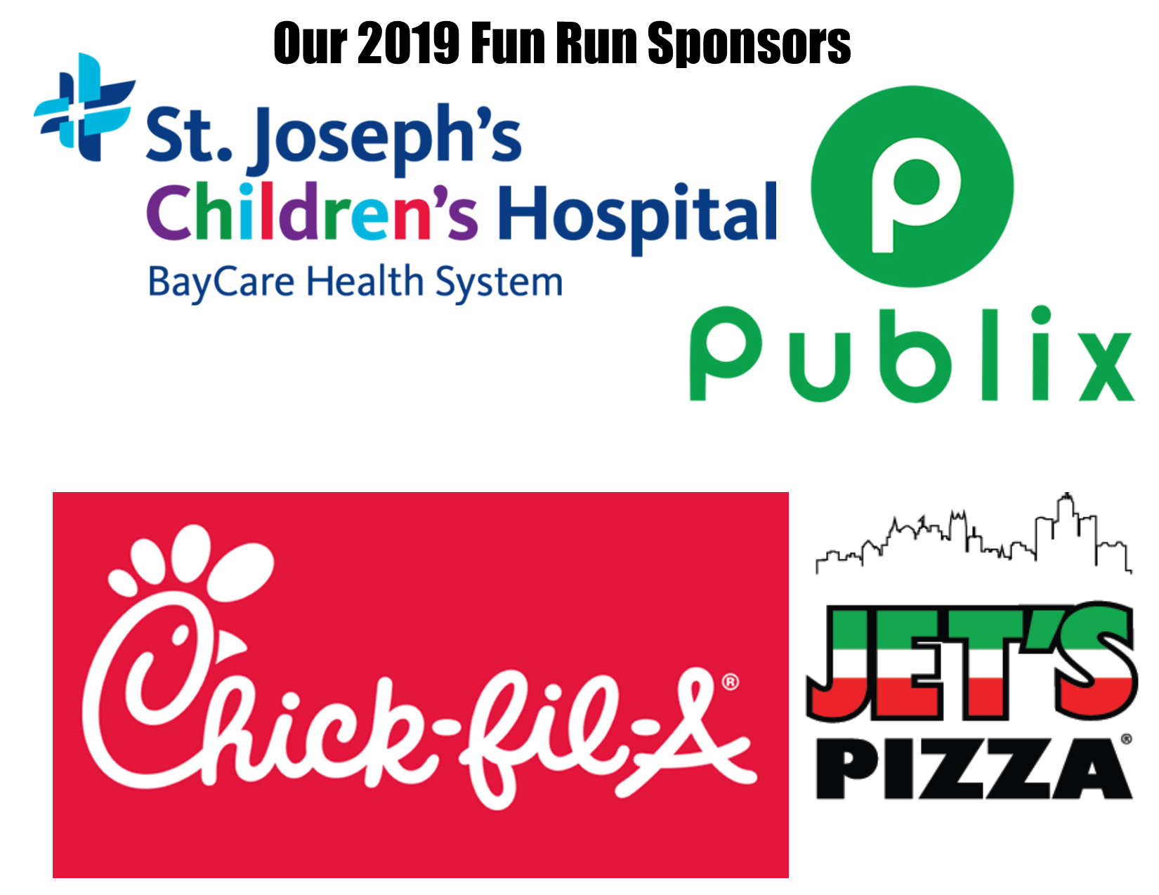 Fun Run Sponsors 2019 Fun Run Sponsors 2019