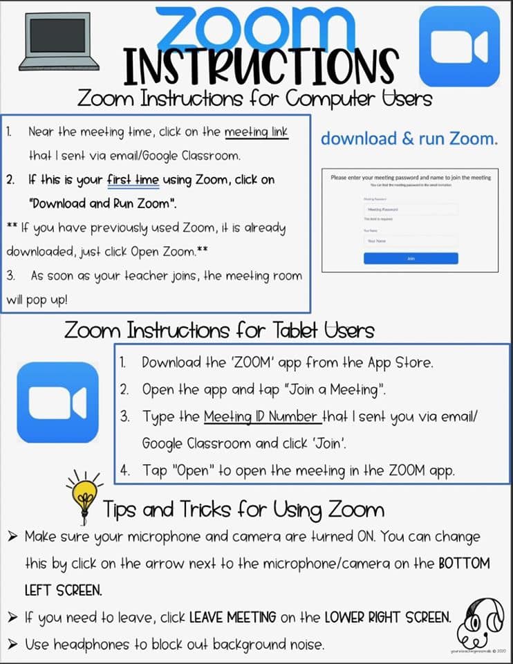 zoom tips