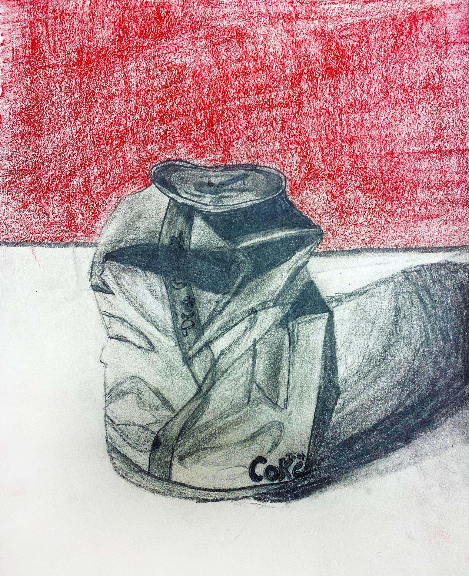 35) Sophia Mastrominas - Crushed Can - Mixed Media - 7th Grade 35) Sophia Mastrominas - Crushed Can - Mixed Media - 7th Grade