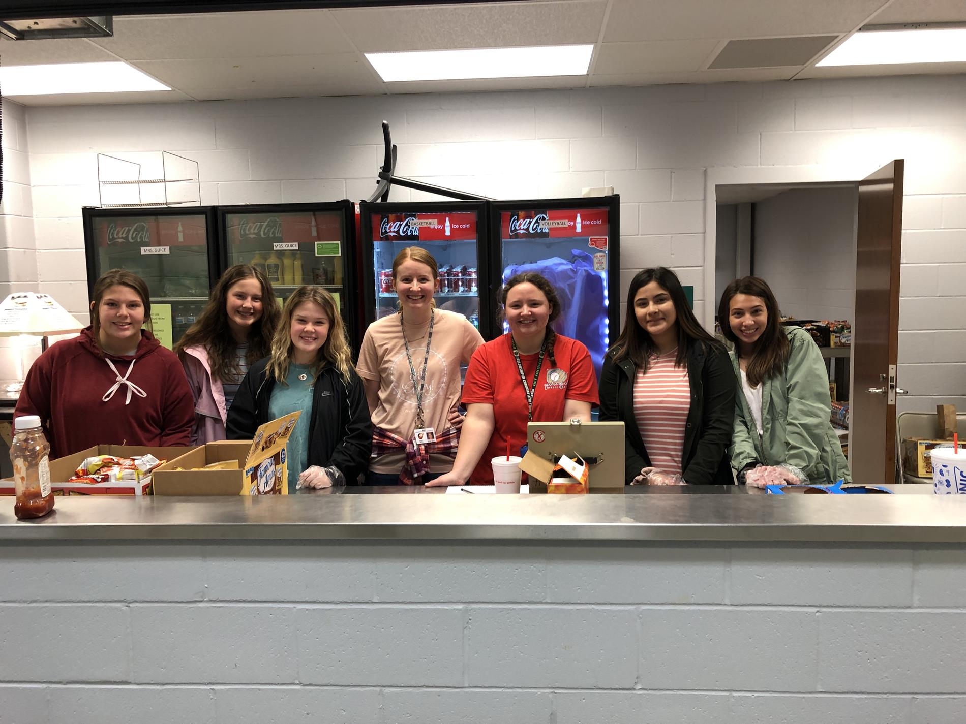 Teachers vs. Students Basketball Game Concessions 2019