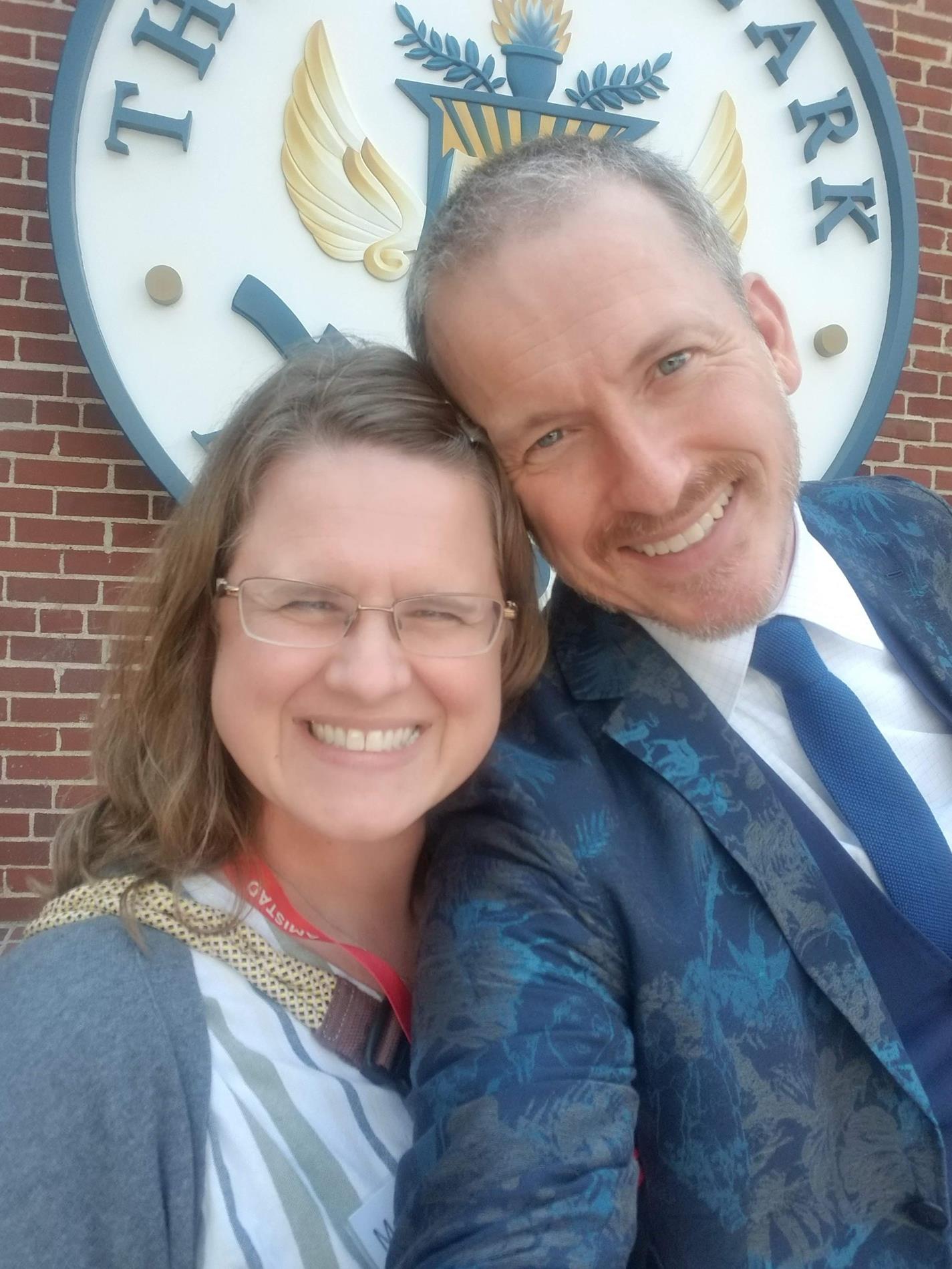 Me at Ron Clark Academy with Ron Clark!! So much fun!!