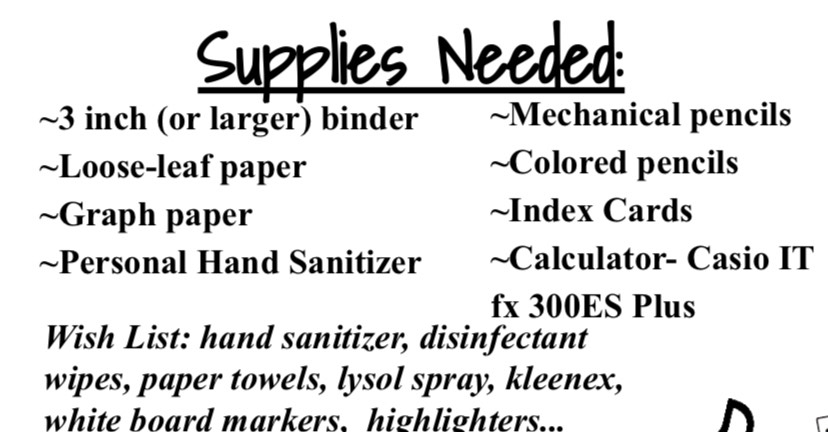 Supply List