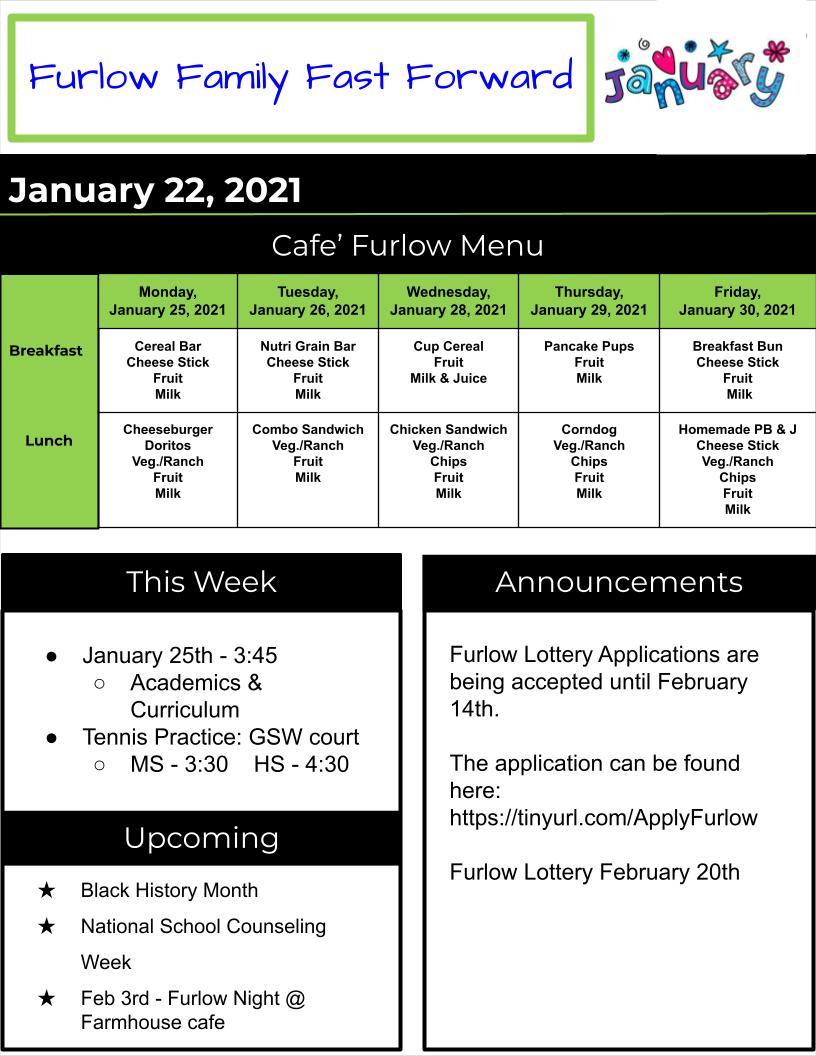 Furlow Fast Forward Furlow Fast Forward