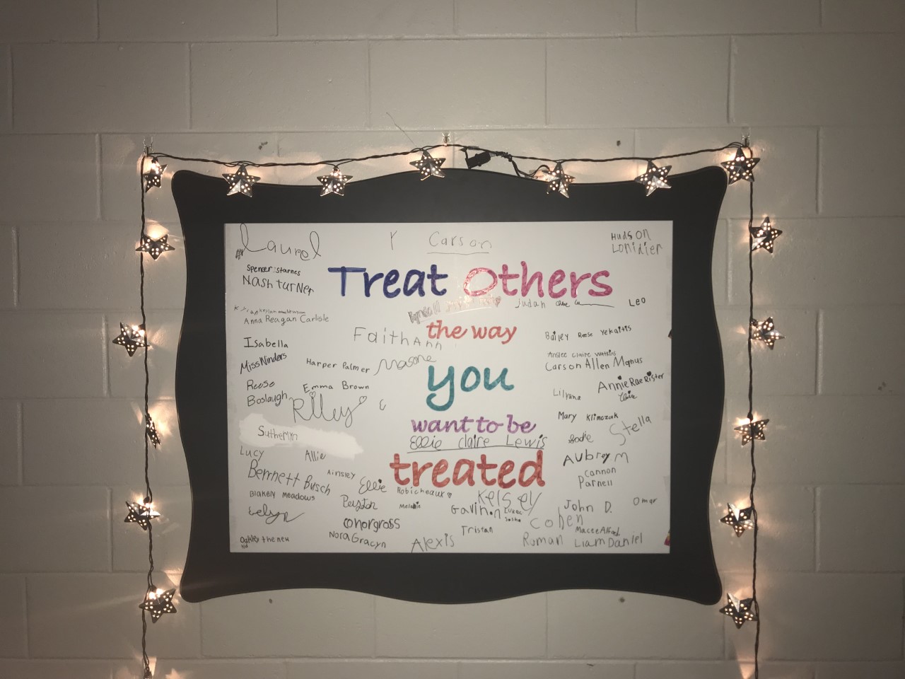 Treat others the way you want to be treated