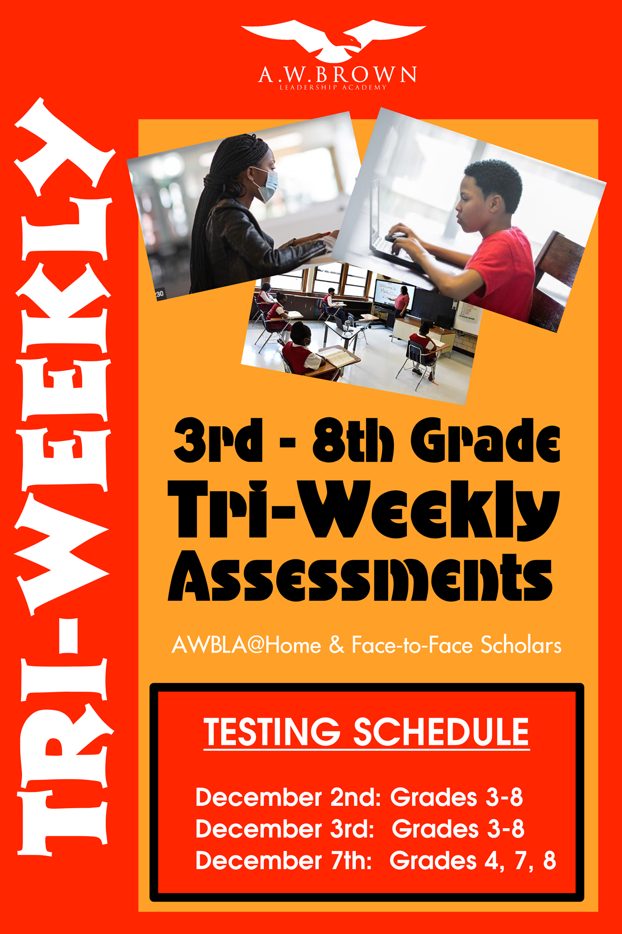 Tri - Weekly testing schedule