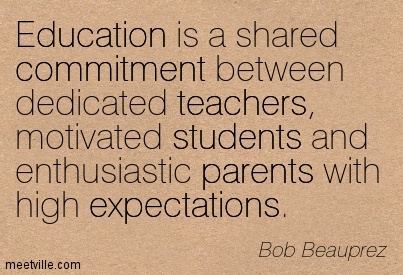 Education is a shared committment