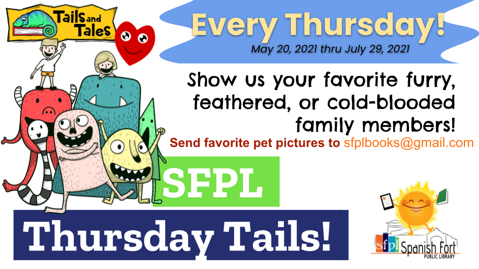 Submit a picture of your pet for Thursday Tails! Submit a picture of your pet for Thursday Tails!