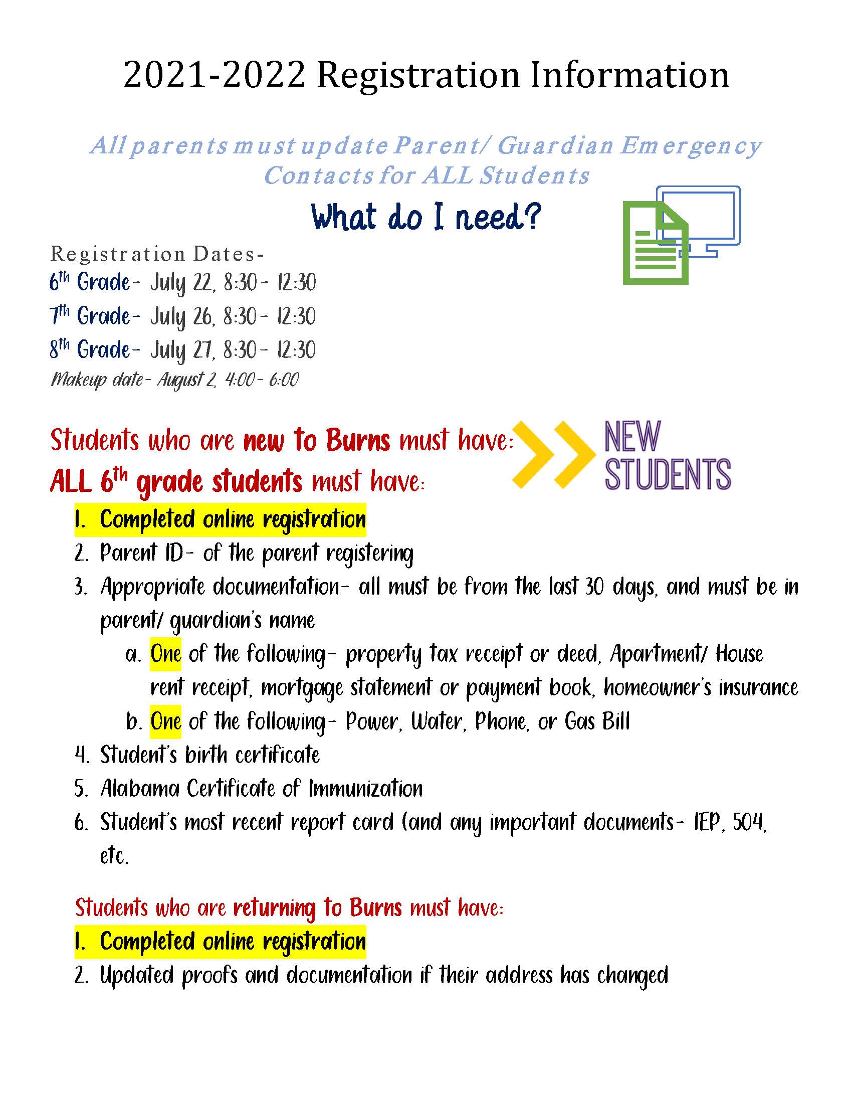Online Registration Id Card