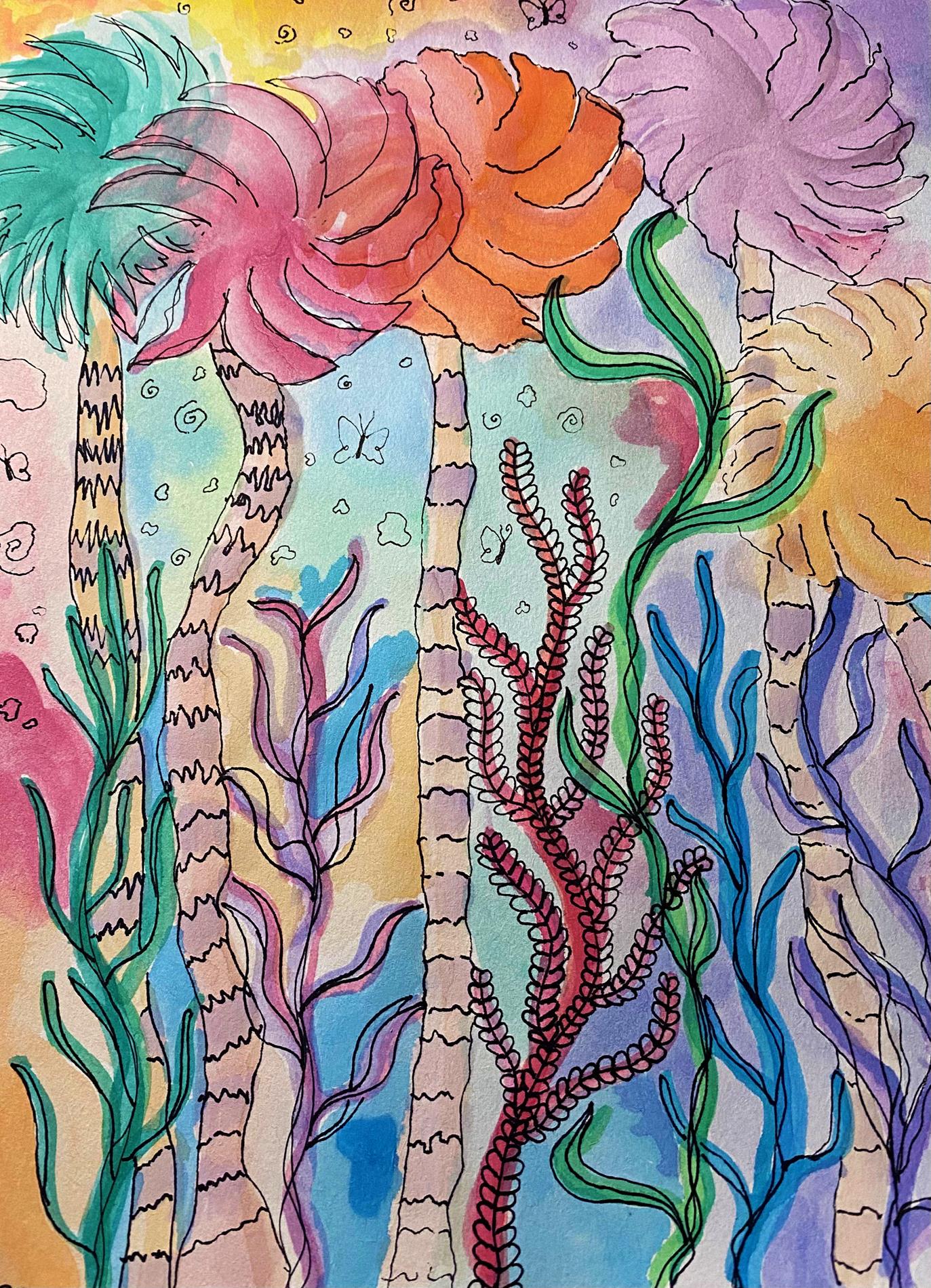 10) Isabella Battaglia - Cotton Candy Dreams - Watercolor - 8th Grade 10) Isabella Battaglia - Cotton Candy Dreams - Watercolor - 8th Grade
