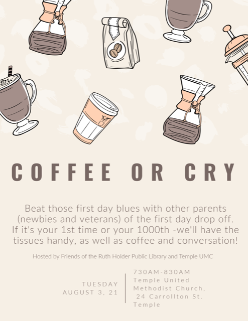 Coffee or Cry Flyer