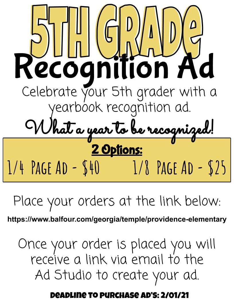 5th Grade Ad