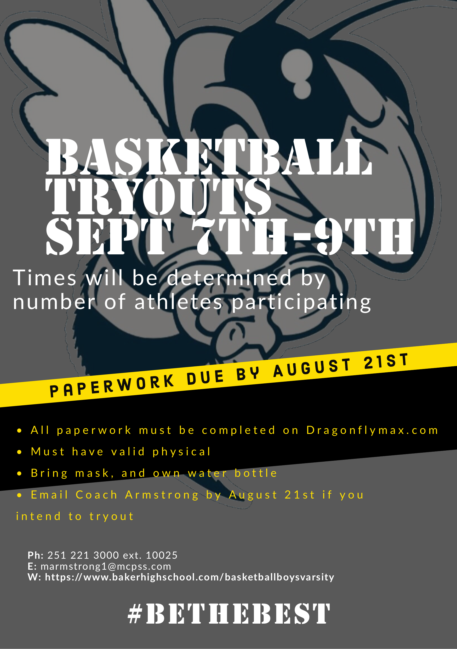 Tryout Announcement