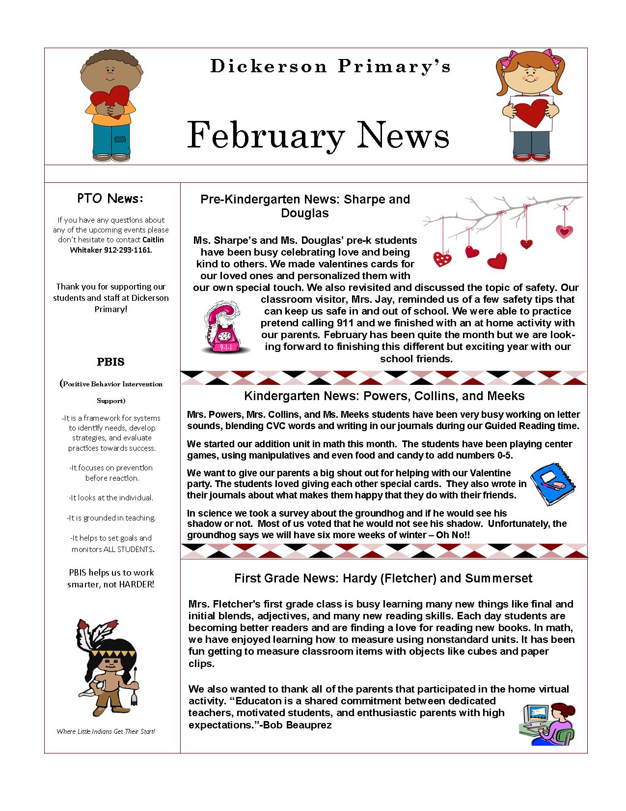 february newsletter