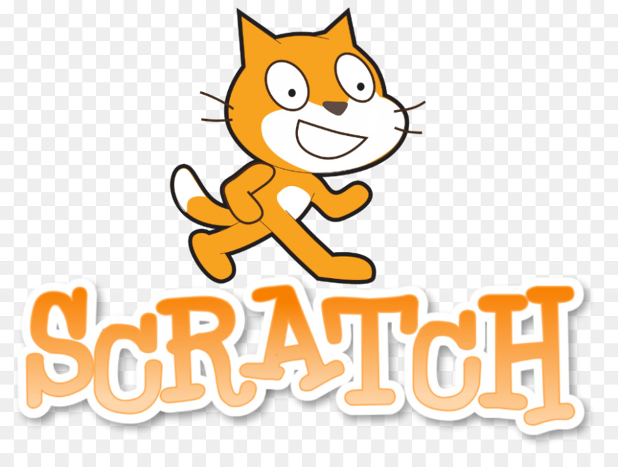 Scratch coding website logo with link