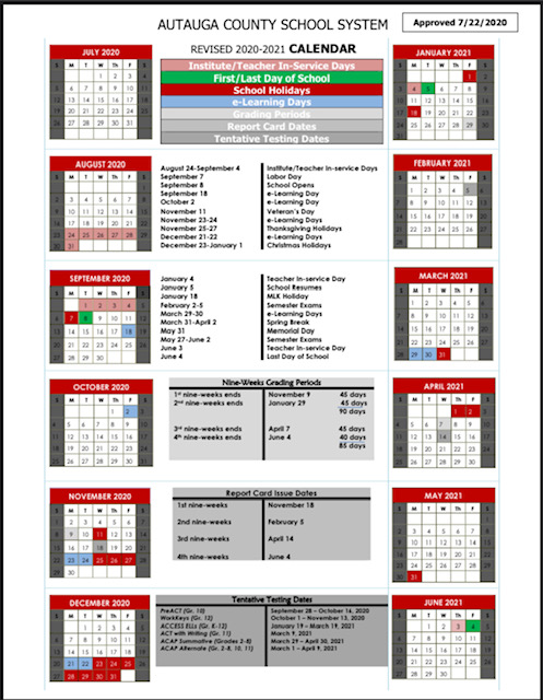 ACBOE Calendar ACBOE Calendar
