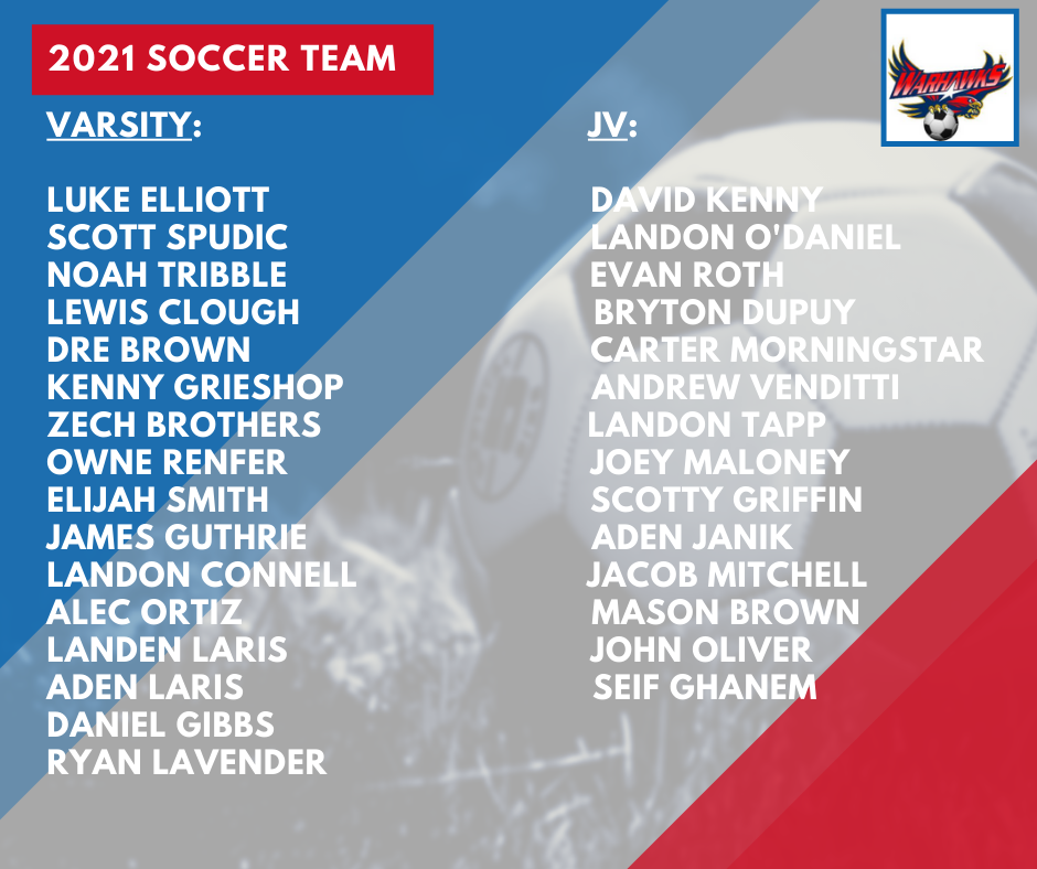 2021 Warhawk Soccer Rosters 2021 Warhawk Soccer Rosters