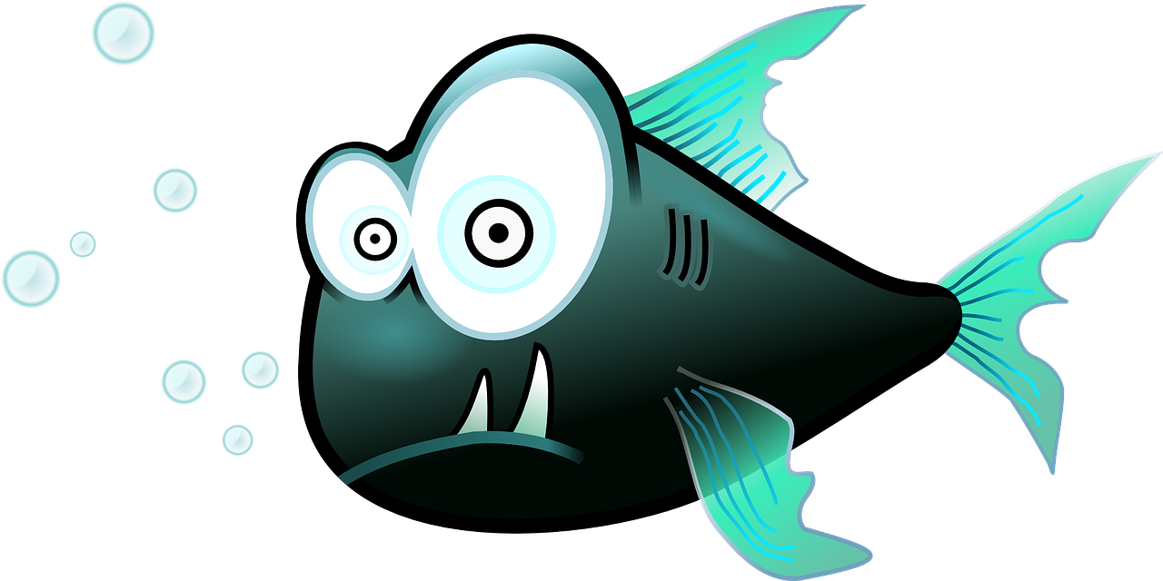 surprised cartoon fish surprised cartoon fish