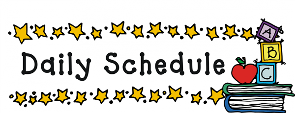daily schedule daily schedule