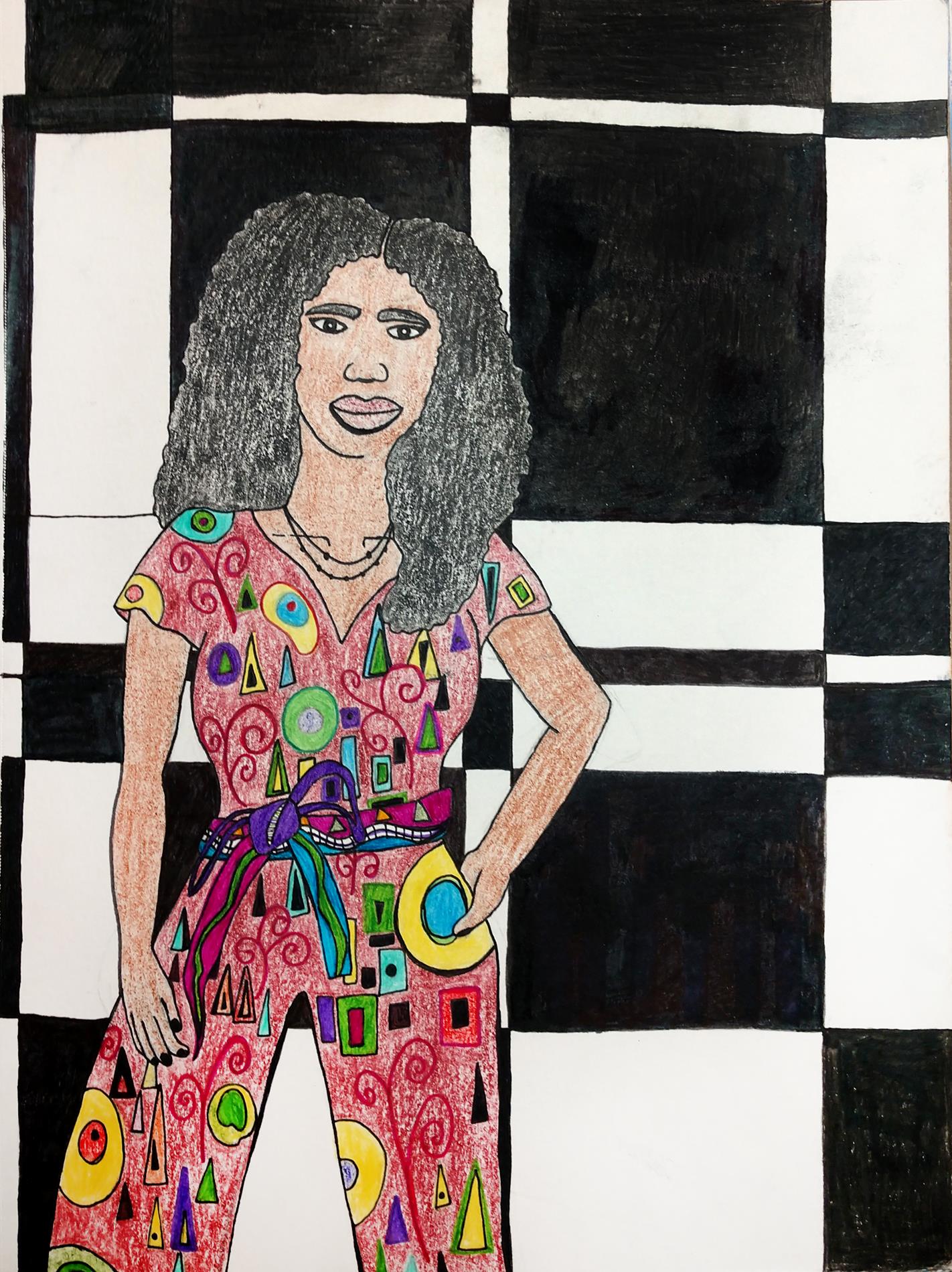 24) Laura Robles - What A Fashion Statement - Colored Pencil - 7th Grade 24) Laura Robles - What A Fashion Statement - Colored Pencil - 7th Grade