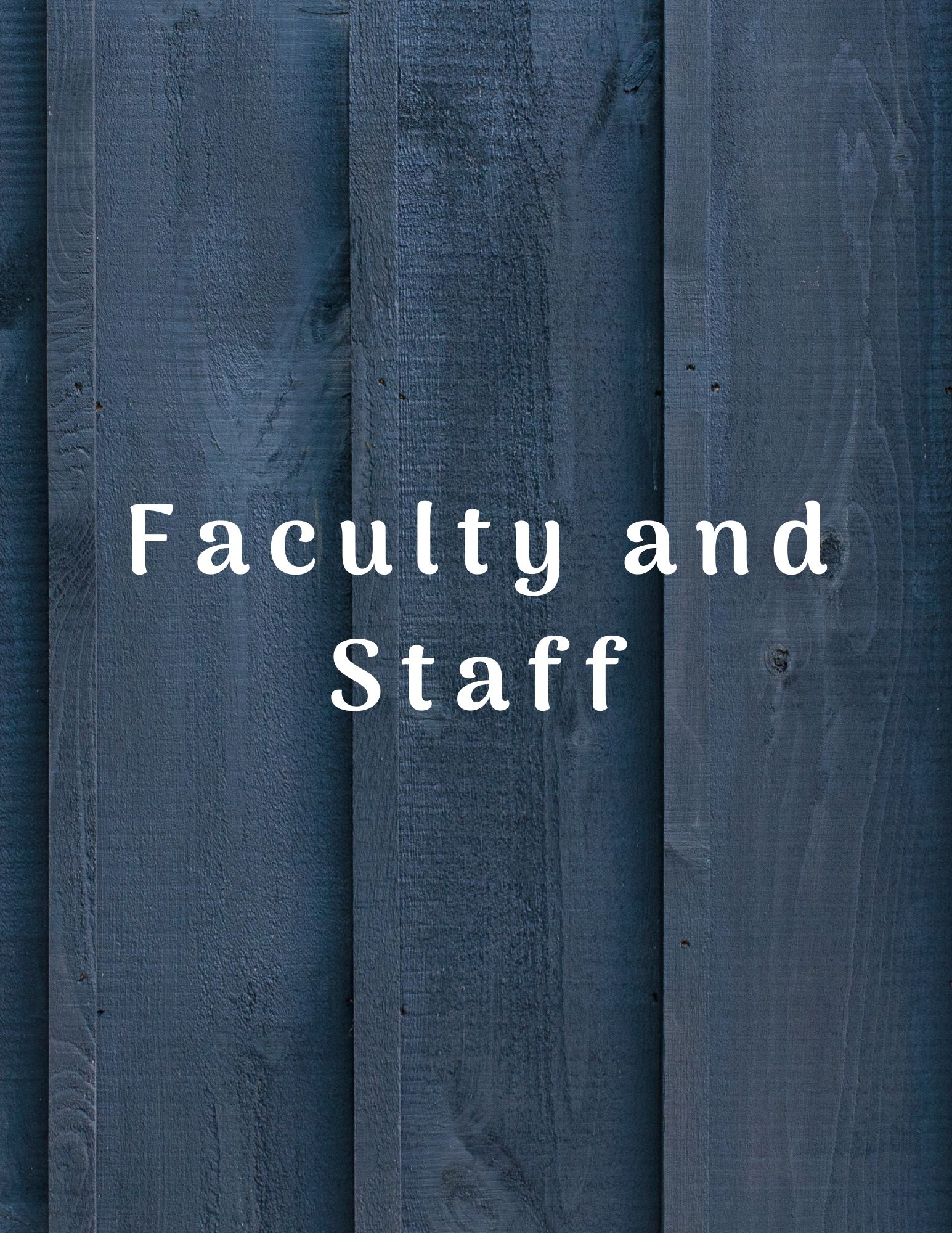faculty and staff