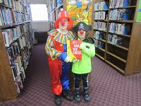 Read Across America clowns