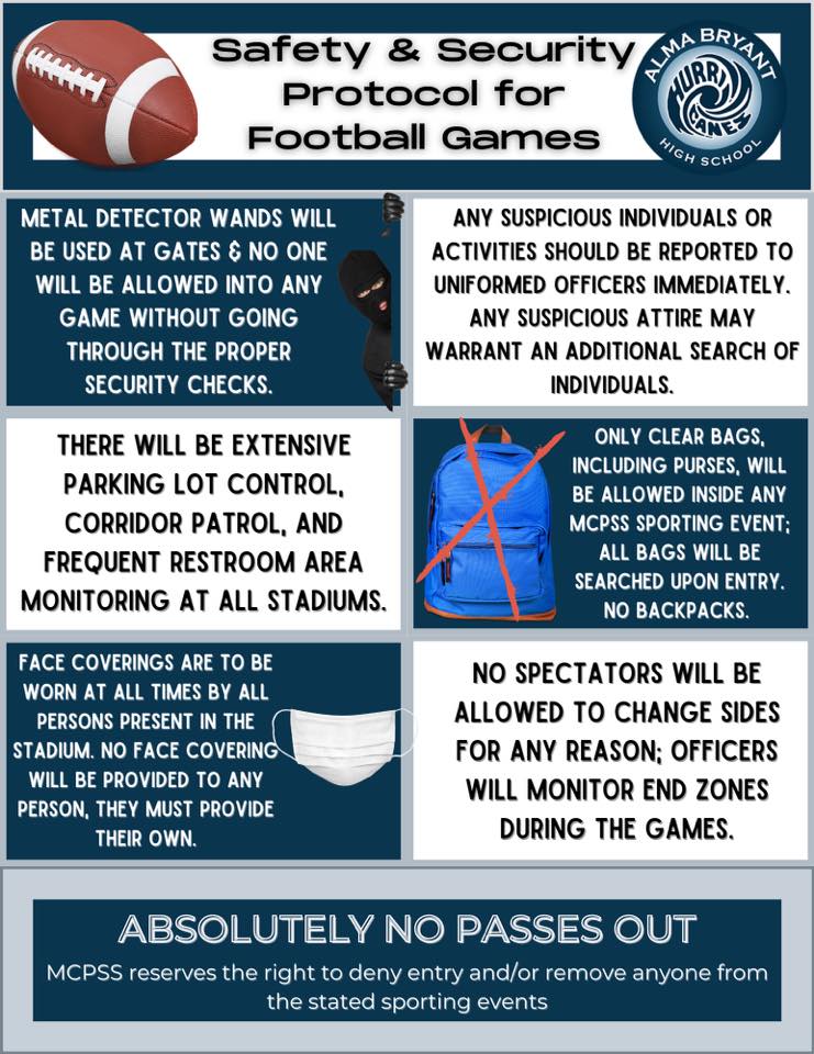 Safety Protocol for Football Games