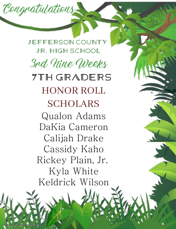 7th grade honor roll 7th grade honor roll