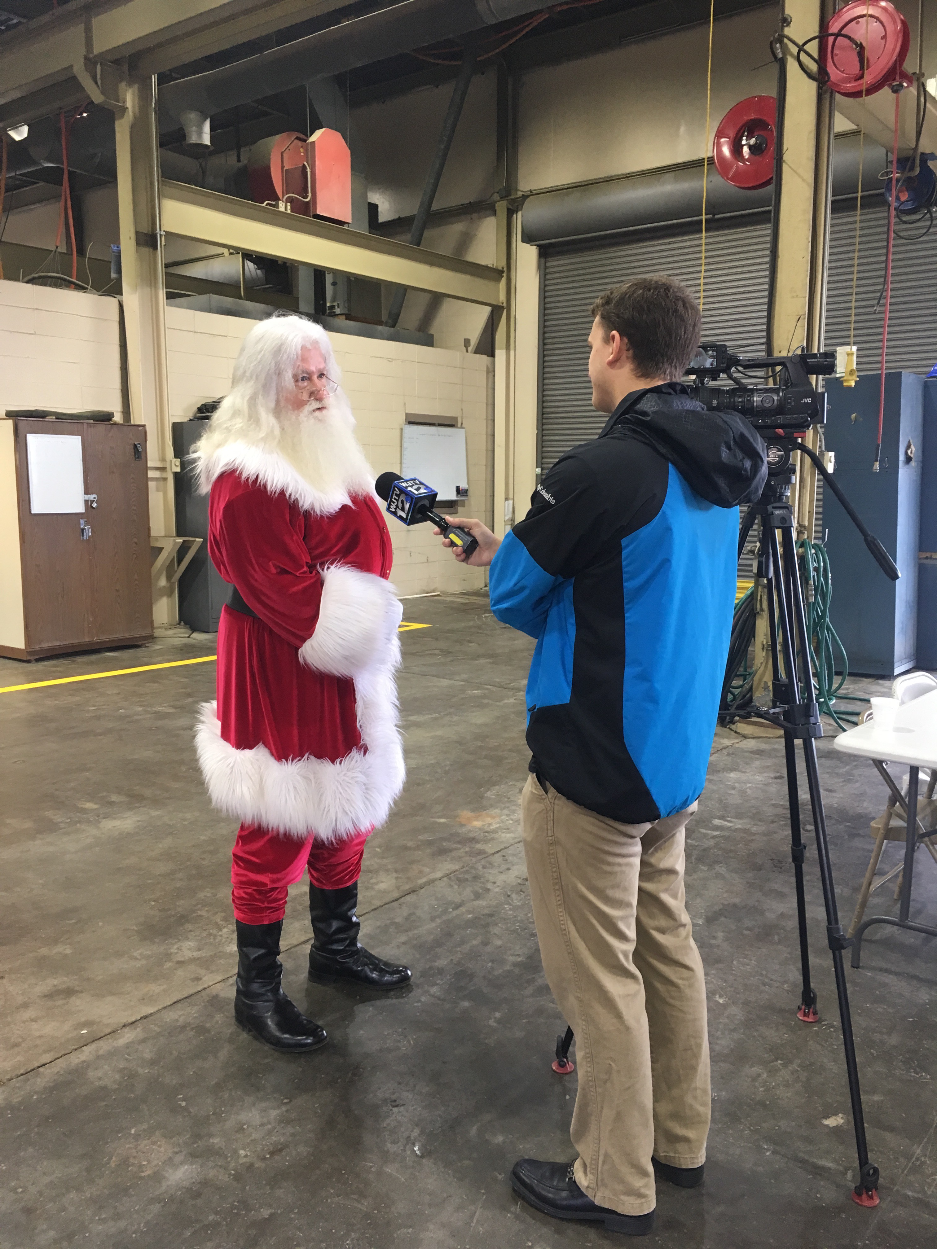 Santa makes the news