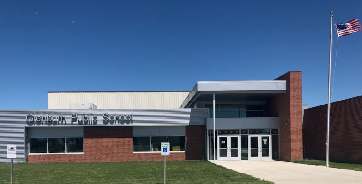School front entrance