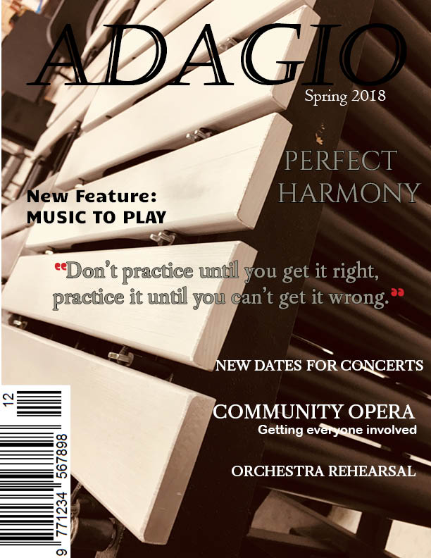 Music Magazine Cover Page