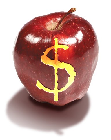 apple with dollar sign
