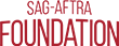 Screen Actors Guild and the American Federation of Television and Radio Artists Foundation logo; red lettering on white background
