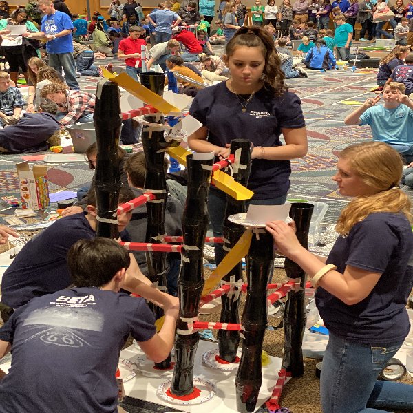 Beta Cats Engineering Team at convention Beta Cats Engineering Team at convention