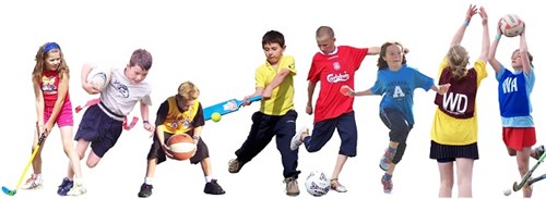 Students Playing sports