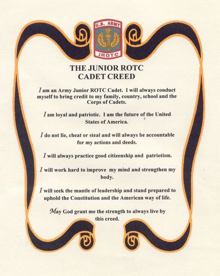 JROTC Cadet Creed