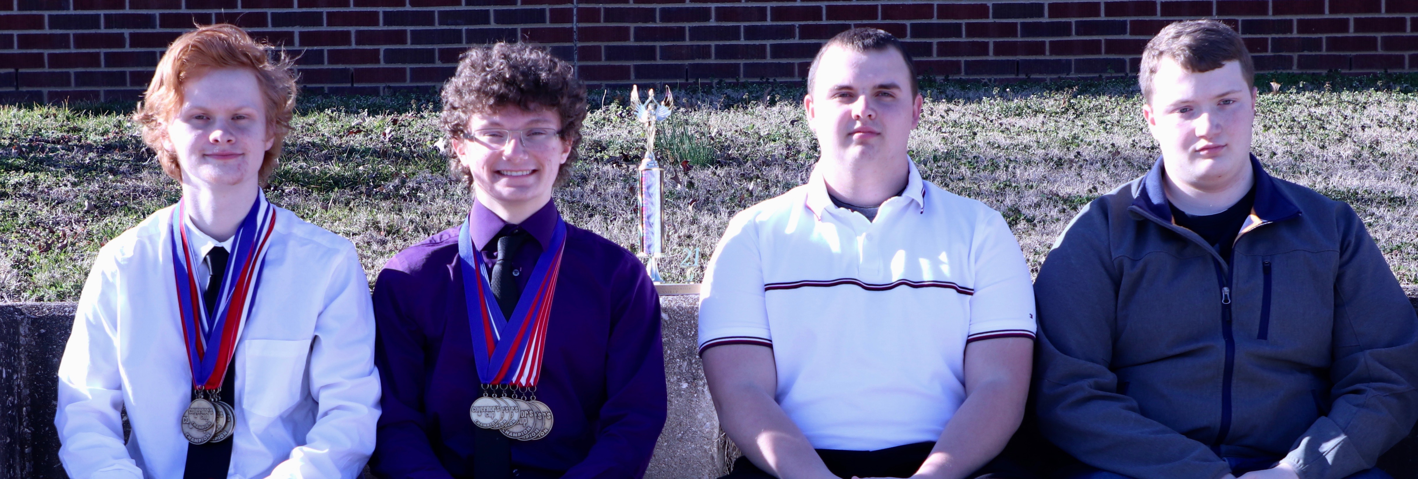 DSHS Quick Recall Team - Sam Adams, Gabe Workman, Addison Whalen, Will Simons