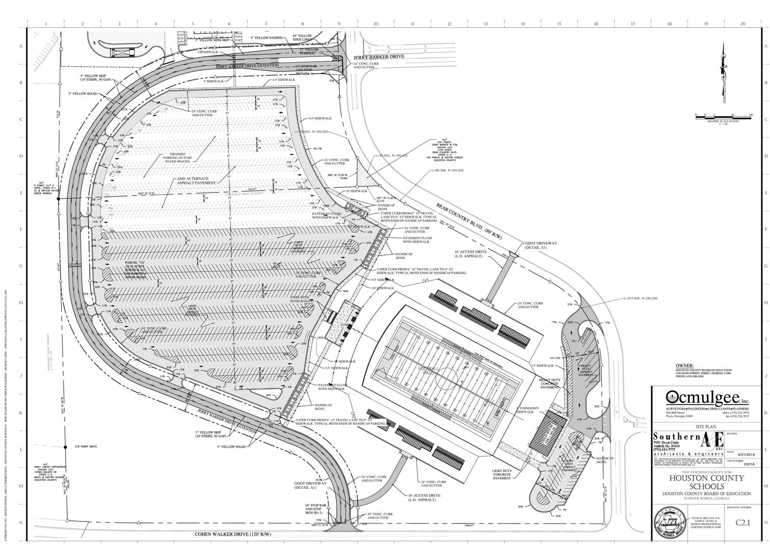 Freedom Field Stadium Site Plan