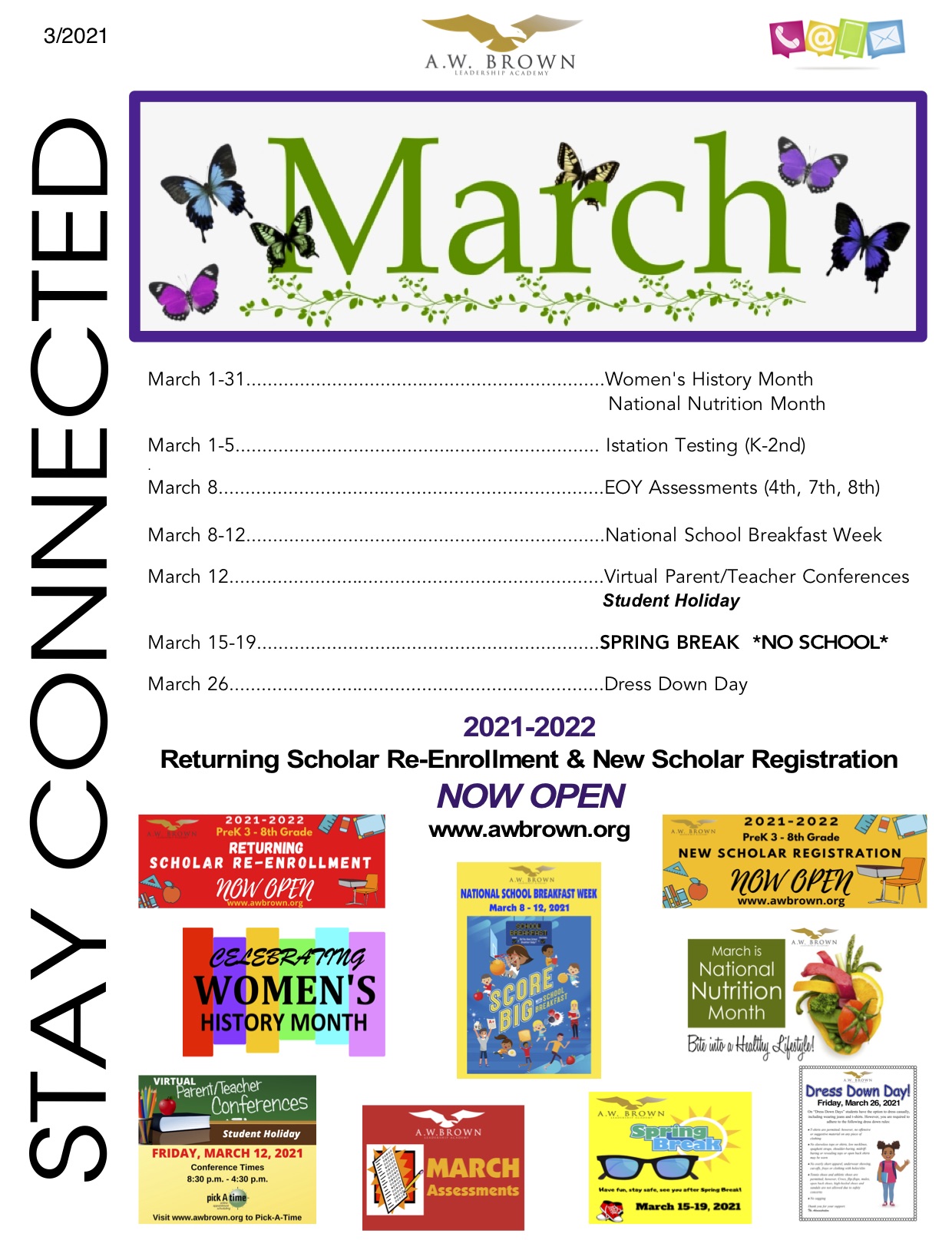 Stay Connected Newsletter - MARCH