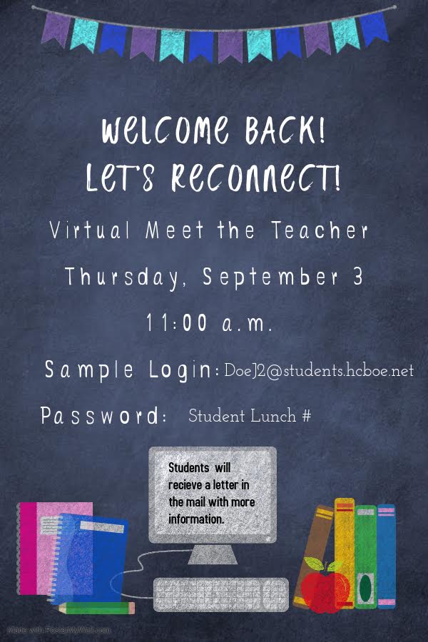 virtual open house thursday september 3 11-1 note