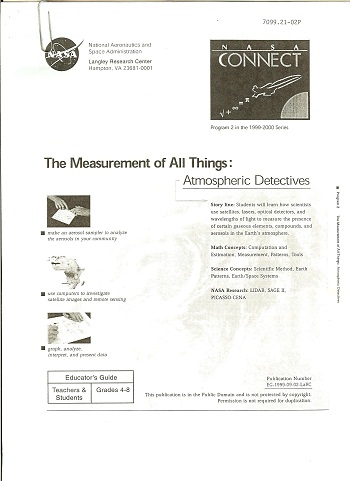 The Measurement of All Things: Atmospheric Detectives