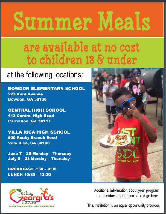 Summer Meals Summer Meals