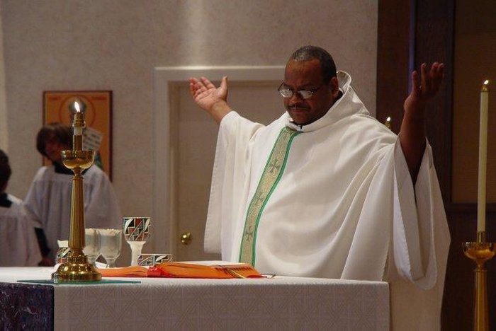 Fr. Vernon celebrates Mass