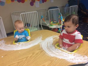 Children painting