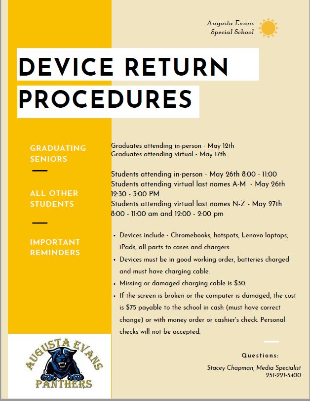 Device Return Procedures
