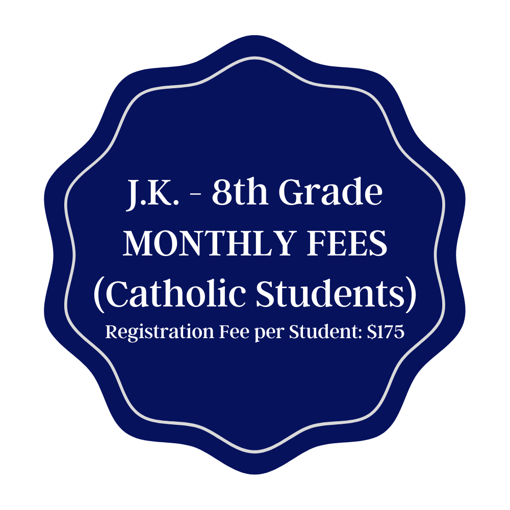 Monthly Fees - Catholic JK-8