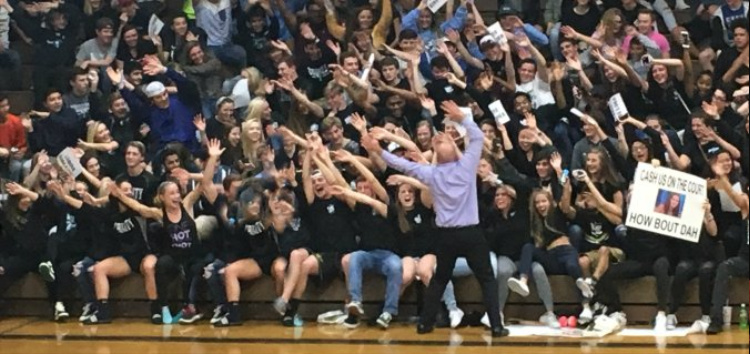 Student Section with Dr. Toth