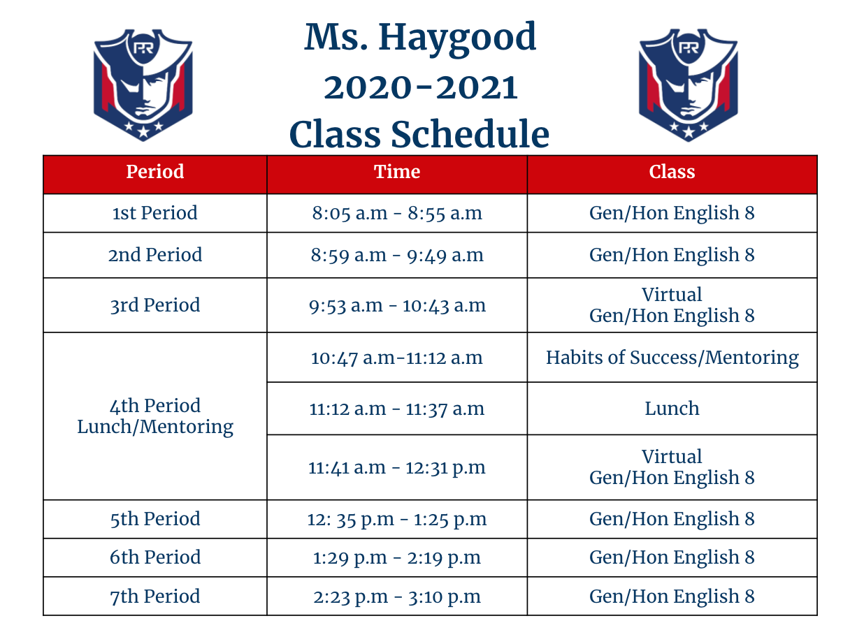 haygood-schedule