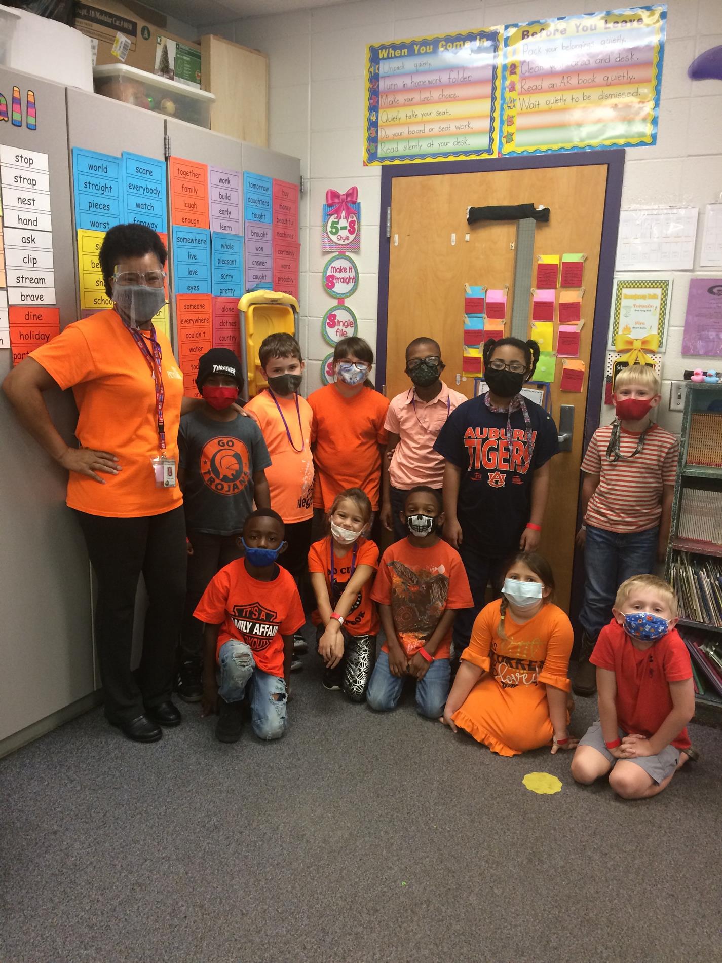 Mrs. Jones' 2nd Grade Unity Day!