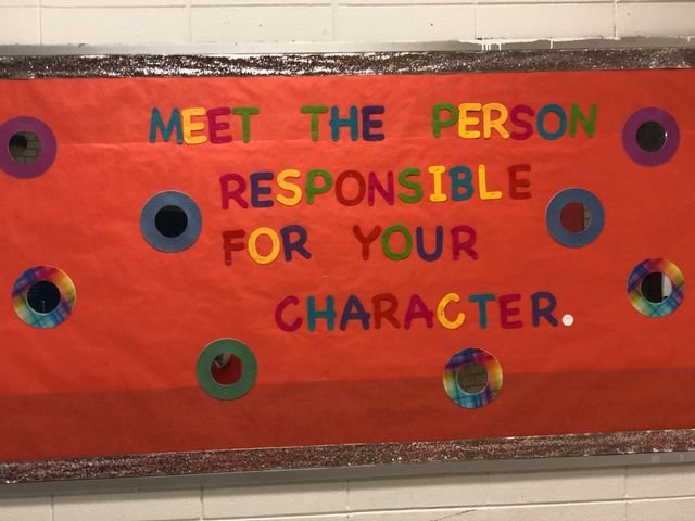 Counseling Bulletin Board - Meet the Person Responsible for Your Character