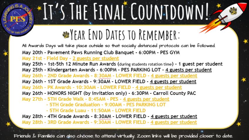 PES Final Countdown Flyer